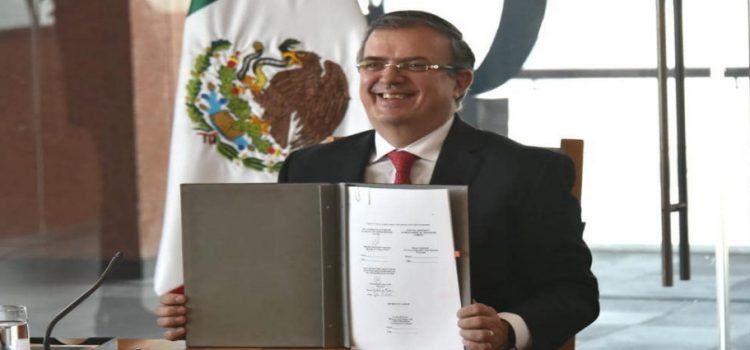 Marcelo Ebrard firma acuerdo de cooperación geoespacial Marcelo Ebrard firma acuerdo de cooperación geoespacial