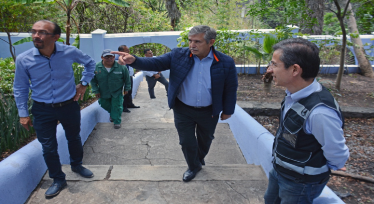 Avanza rehabilitación del Parque Porfirio Díaz en Cuernavaca