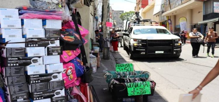 Alinean a comerciantes del Centro Histórico de Cuernavaca