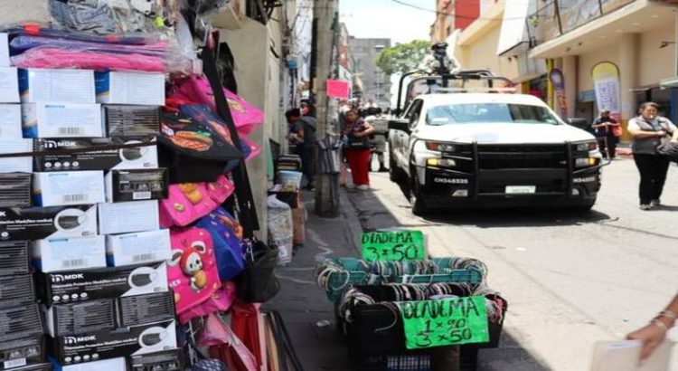 Alinean a comerciantes del Centro Histórico de Cuernavaca