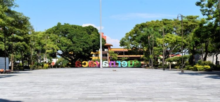 Re-abren Secretaría de Administración Plaza de Armas de Cuernavaca