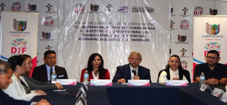 Sistema DIF se incorpora al Instituto de Crédito de Cuernavaca