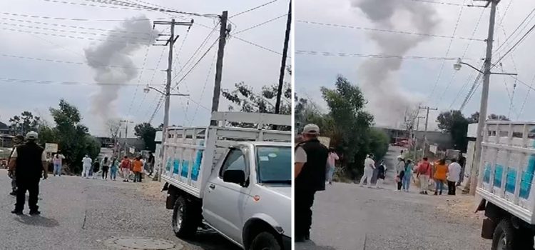 Reportan heridos tras explotar taller de pirotecnia en Ocuituco, Morelos