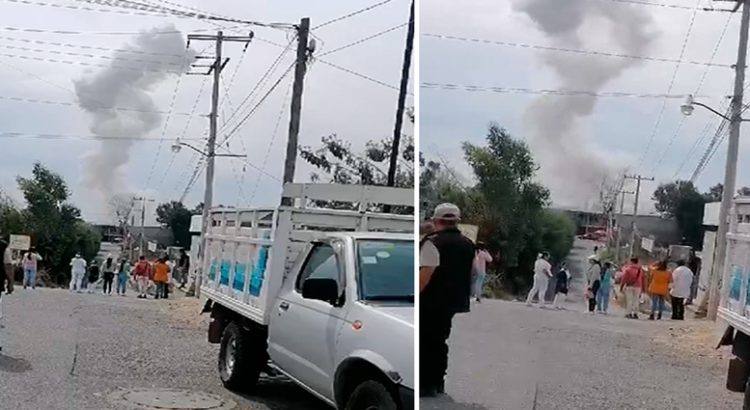 Reportan heridos tras explotar taller de pirotecnia en Ocuituco, Morelos