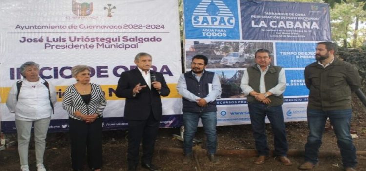 Pone en marcha Urióstegui obra de perforación del pozo profundo La Cabaña