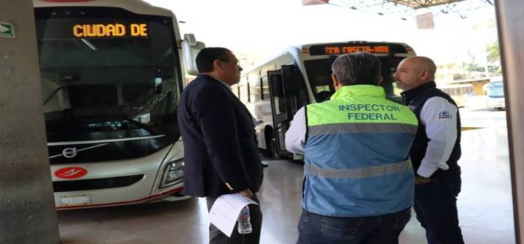 Supervisan terminales de autobuses para asegurar buen servicio en Morelos