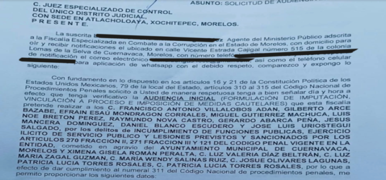 Fiscalía Anticorrupción cita a José Luis Urióstegui Salgado