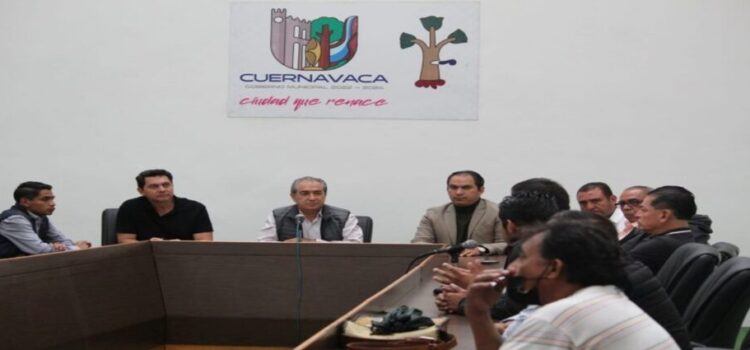 Ayuntamiento de Cuernavaca mantiene comunicación con liderazgos del comercio informal