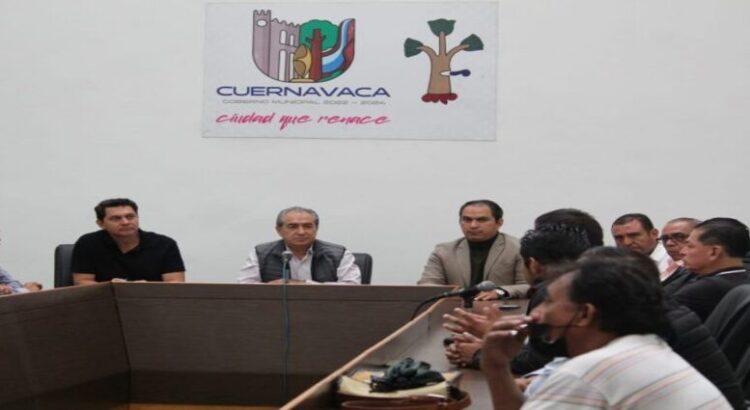 Ayuntamiento de Cuernavaca mantiene comunicación con liderazgos del comercio informal