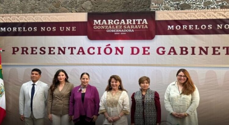 Presenta Margarita González Saravia a primeros 5 integrantes de su Gabinete de Gobierno en Morelos