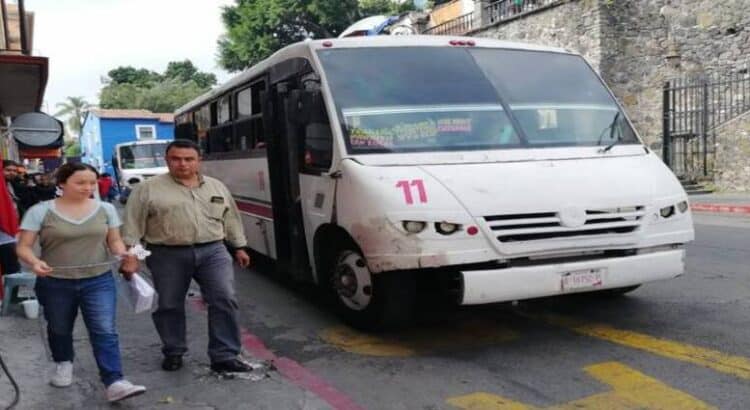 “No subirá ni un peso la tarifa del transporte”: Gobierno de Morelos