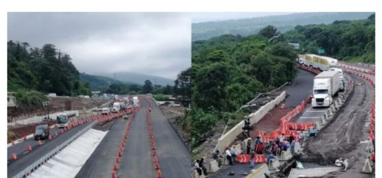 Bloquean la carretera México-Cuernavaca para no pagar casetas