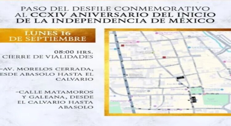 Desfile cívico-militar por 16 de septiembre en Cuernavaca