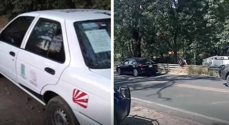 Encuentran 2 cuerpos sin vida dentro de taxi en Santa María Ahuacatitlán, Cuernavaca Encuentran 2 cuerpos sin vida dentro de taxi en Santa María Ahuacatitlán, Cuernavaca