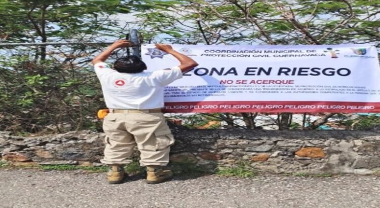 Refuerzan acciones preventivas ante temporal de lluvias en Cuernavaca