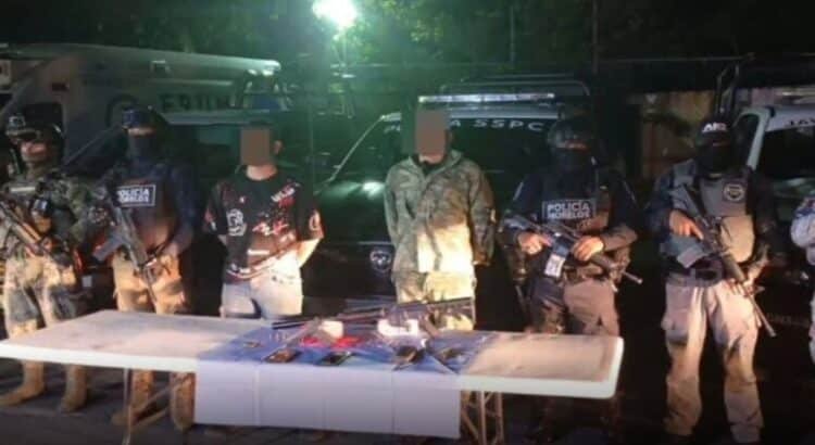 Detienen a 2 integrantes de “Los Mayas” en Cuernavaca
