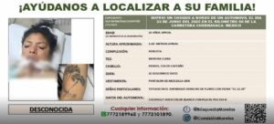 Buscan a pariente de mujer que permanece en coma tras accidente en la México-Cuernavaca