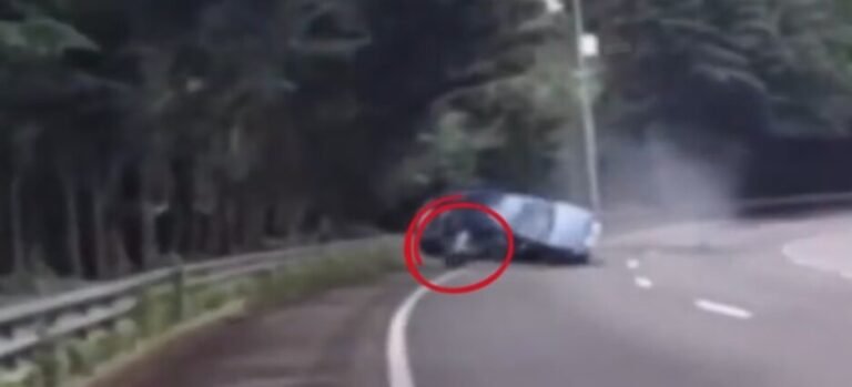 Hombre sale proyectado por conducir a exceso de velocidad en la México-Cuernavaca