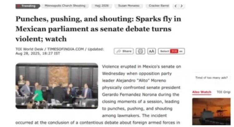 Trasciende fronteras la pelea entre Alito Moreno y Fernández Noroña Trasciende fronteras la pelea entre Alito Moreno y Fernández Noroña