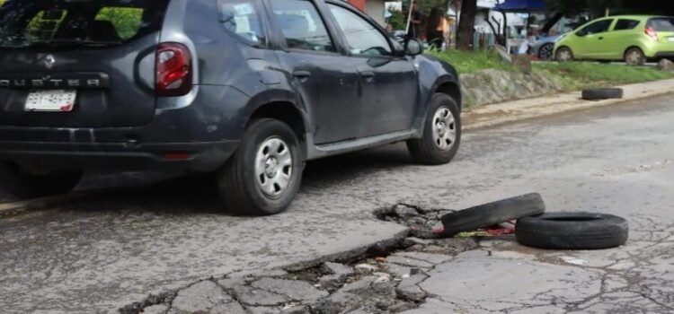 Automovilistas no solicitan indemnización por daños de baches en Cuernavaca