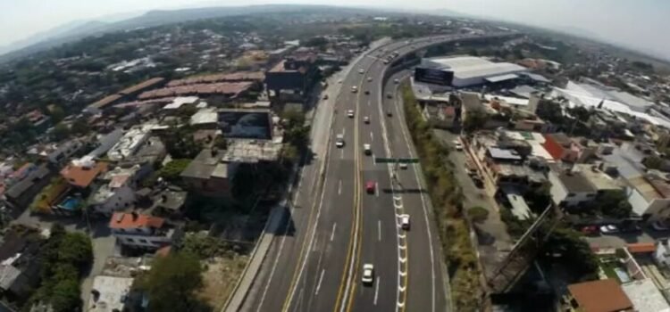 Cortes viales en Libramiento de Cuernavaca