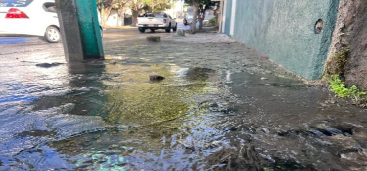 Fuga en registro del Sapac lleva 3 semanas sin reparación