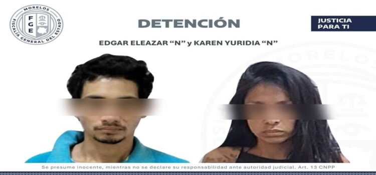 Detienen a pareja por romper sellos de casa asegurada en Cuernavaca