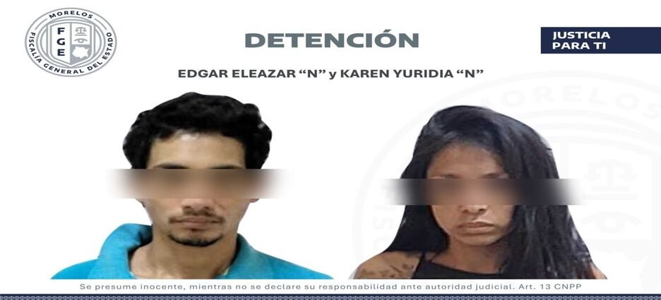 Detienen a pareja por romper sellos de casa asegurada en Cuernavaca