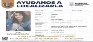 Desaparece adolescente en Cuernavaca
