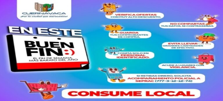 Impulsan Turismo y Economía local con el Buen Fin 2025 en Cuernavaca