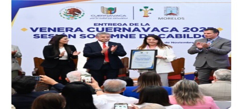 Ayuntamiento de Cuernavaca reconoce a Margarita González Saravia, como la primera mujer en gobernar Morelos