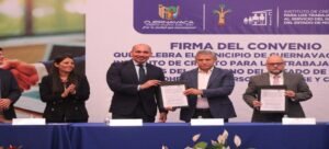 Gobierno de Morelos y Ayuntamiento de Cuernavaca firman convenio en beneficio de trabajadores municipales