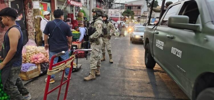Elementos del Ejército Mexicano y Guardia Nacional implementan operativo ‘Máxima Presencia’ en Cuernavaca