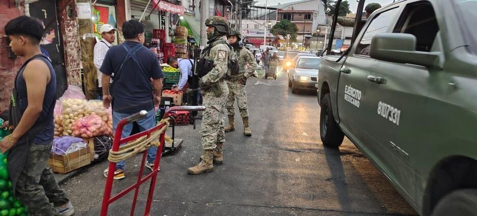Elementos del Ejército Mexicano y Guardia Nacional implementan operativo 'Máxima Presencia' en Cuernavaca
