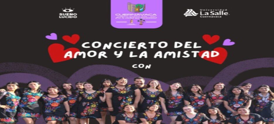 Celebran día del amor y la amistad con música en Cuernavaca