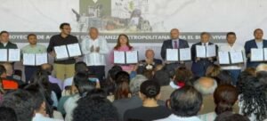 Gobernadora firma convenio con 7 municipios para fortalecer la zona metropolitana de Cuernavaca
