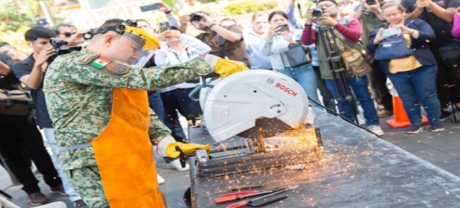 Destruyen armas en Cuernavaca