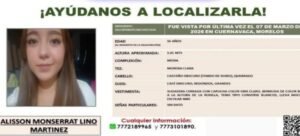 Buscan a menor en Cuernavaca