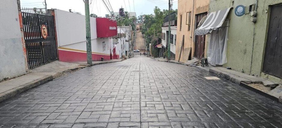 Concluyen trabajos de rehabilitación en calle Cuauhtemotzin, en centro de Cuernavaca