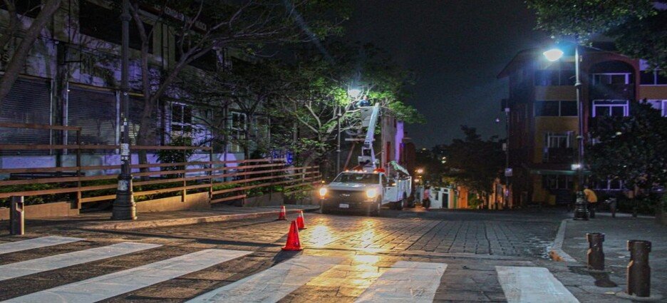 Cuernavaca continúa con el programa ‘Iluminando Cuernavaca’